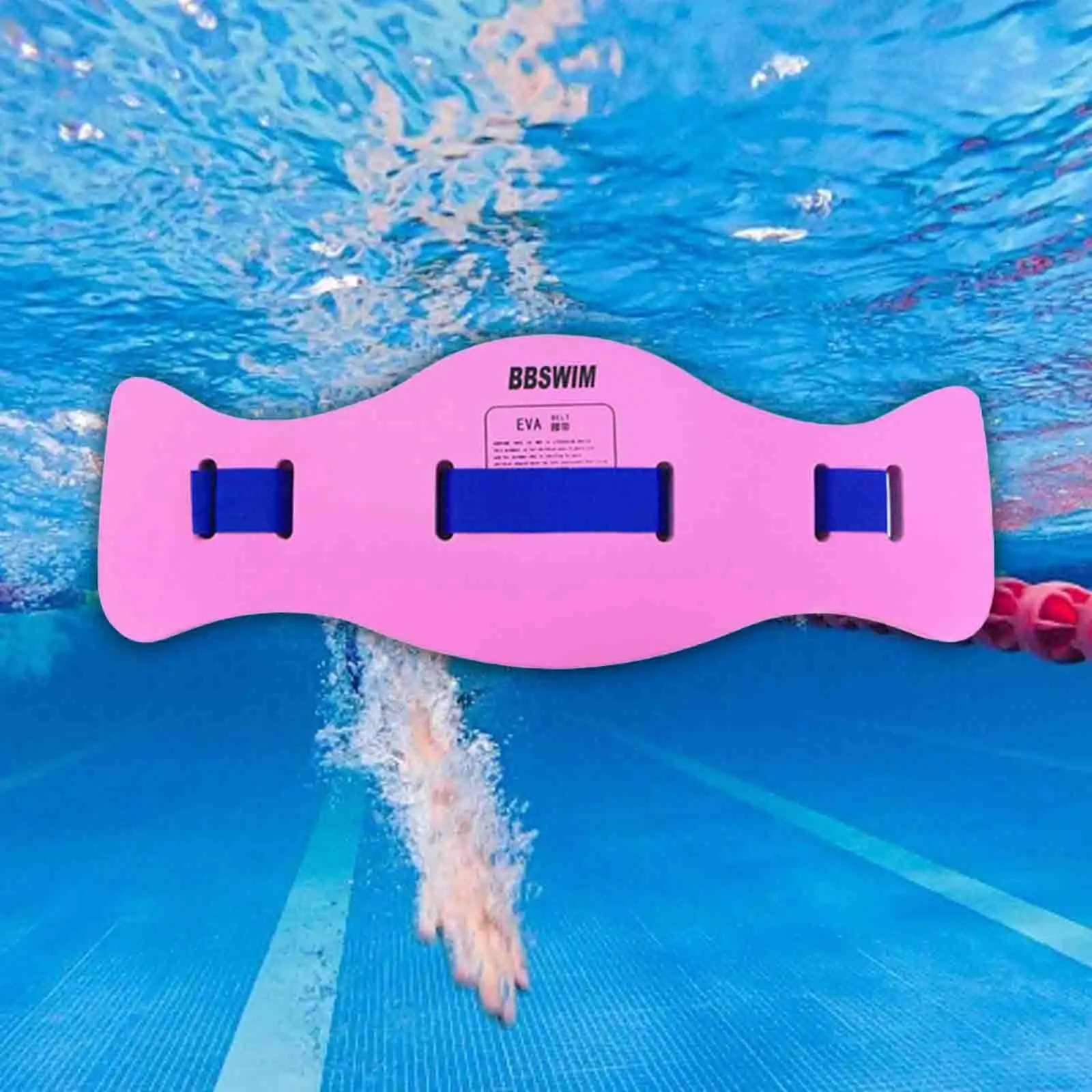 Swimming Belt Water Jogging Belt Portable Auxiliary Back Float Water Belt Swim Training Belt Device for Kids Beginners