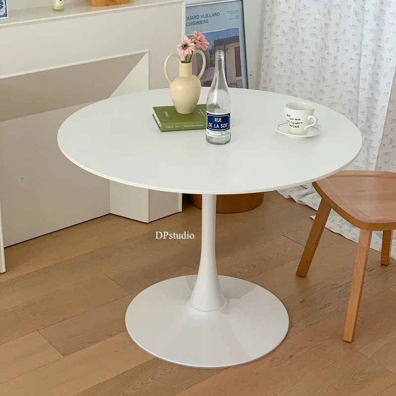 

DPstudio Tulip Round Table Round Table Milk Tea Shop Office Reception Small Unit Tea Table Coffee Table