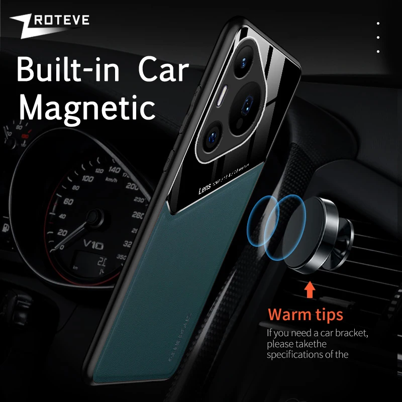 Zroteve PU Leather Magnetic Hard Phone Case - Pura70 Pro Series