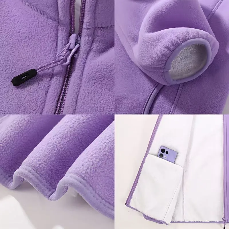 야외 가을 겨울 사이클링 재킷 두꺼운 플리스 가디건 청소년용 따뜻한 이너 레이어 남성용 야외 방풍 이너 라이너