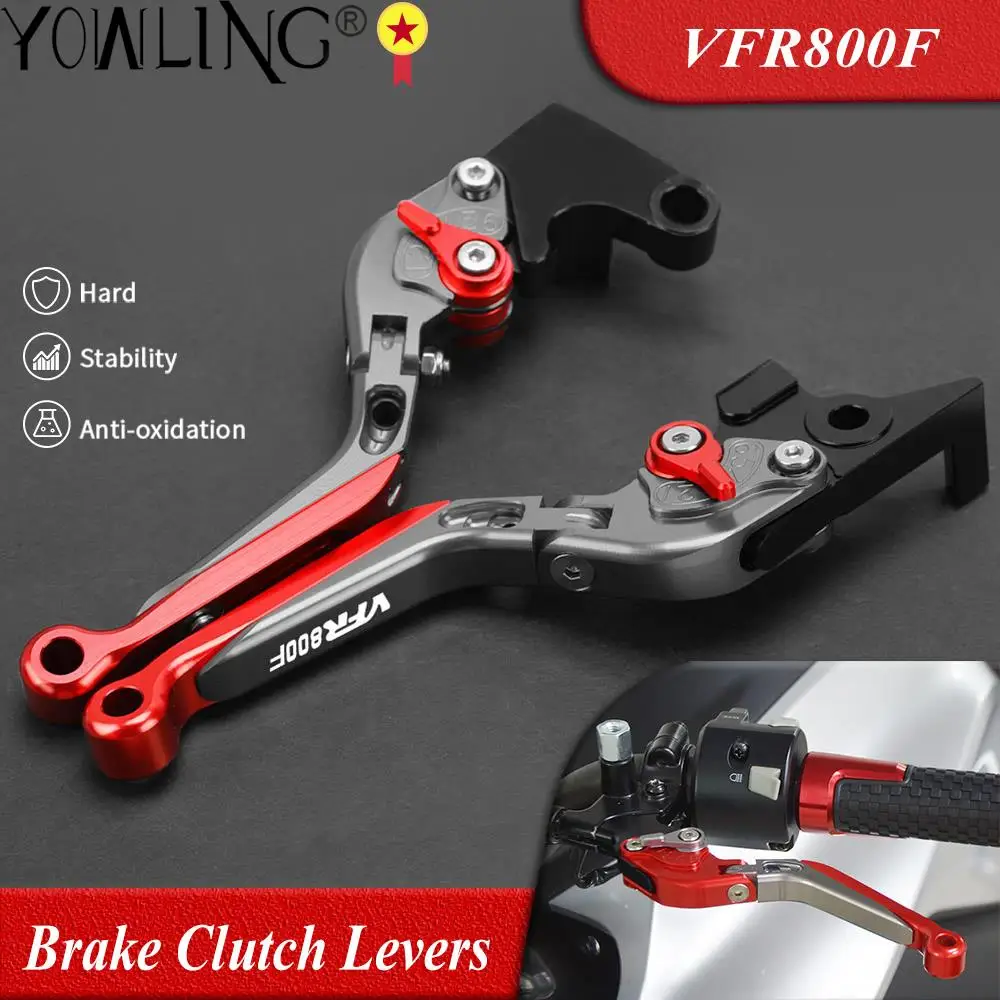 

Регулируемый складной выдвижной рычаг тормоза сцепления CNC для мотоцикла Honda VFR800F VFR800 VFR 800 F 800F 2002-2014 2015 2016 2017