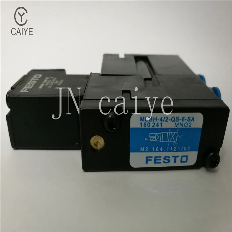 최고 품질의 새로운 하이델베르그 솔레노이드 밸브 FESTO MEBH-4/2-QS-4-SA M2.184.1111 오프셋 SM102 CD102 SM52 PM52 기계 용
