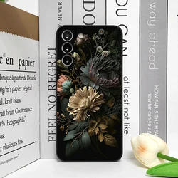 Vintage Floral Peony Print Shockproof Phone Case - Soft Cover - Google Pixel 8 Pro (M - C1630T1)