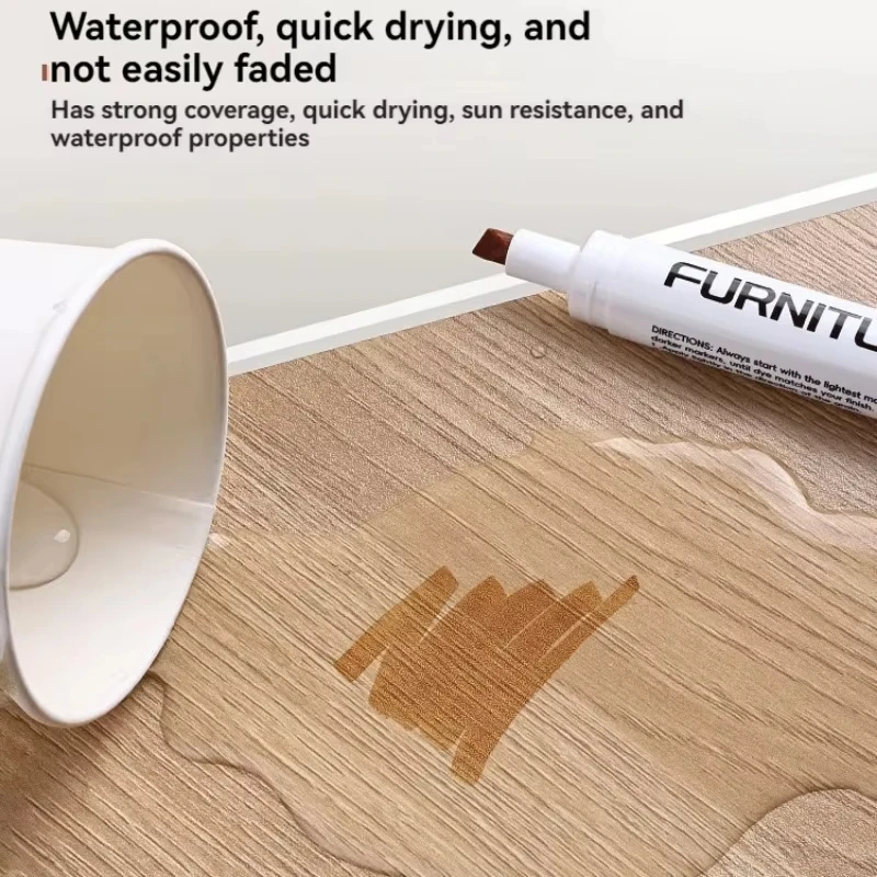 Furniture Touch Up Markers 21/6Pcs Kit Amp Filler Sticks Wood Composite Grain Paint Repair Pen Scratches Restore Scratch Patch