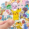 10/50/100Pcs Kawaii Pikachu Pokemon Stickers Motorcycle Phone Car Skateboard Laptop Decal Sticker Waterproof Classic Kid Toy 1