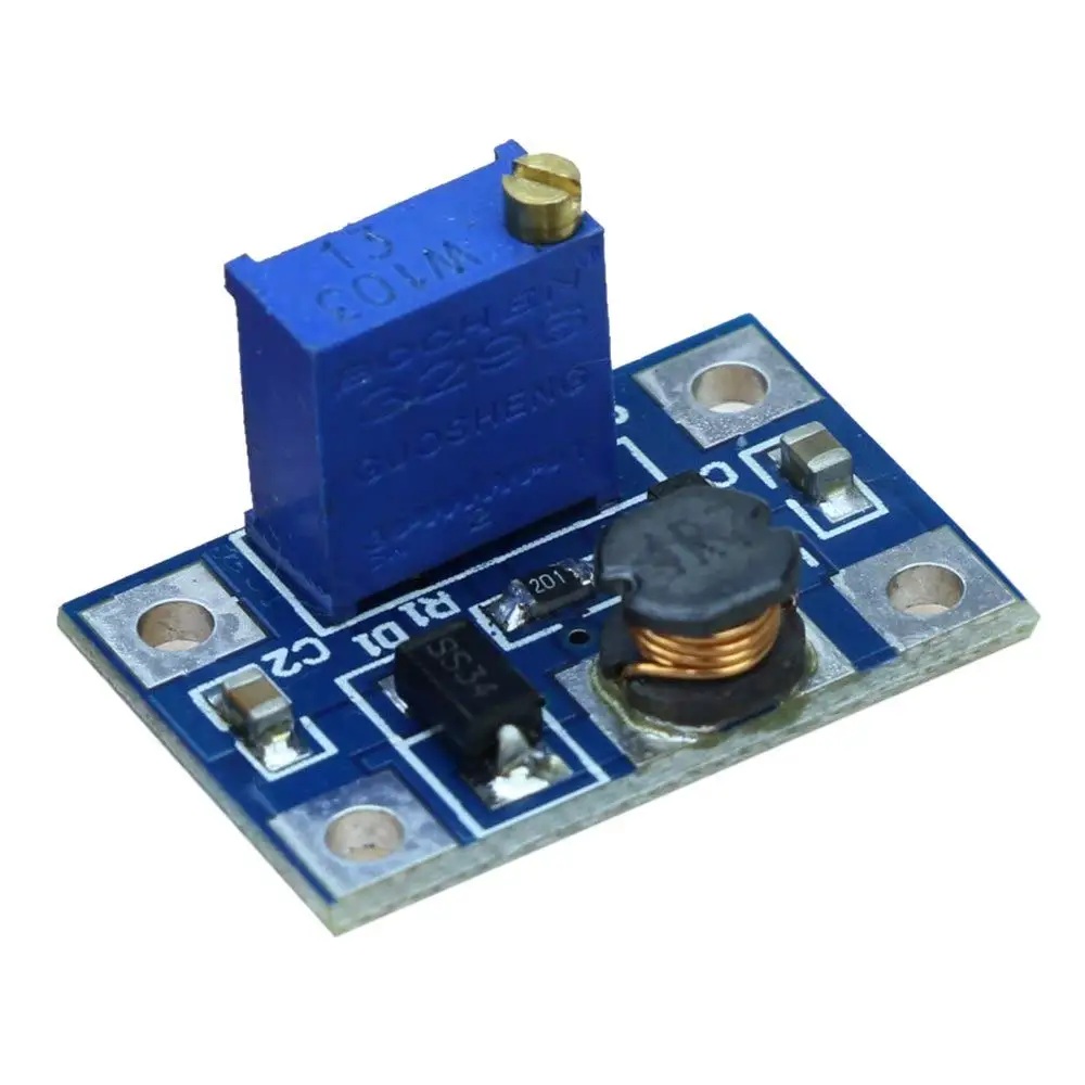 DC-DC SX1308 스텝업 가변 전원 모듈 2-24V  2-28V 2A DIY 키트용 스텝업 부스트 컨버터