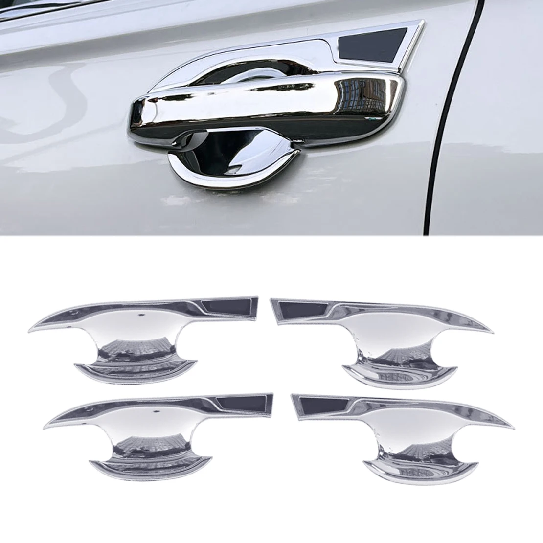 

1 комплект, крышка для дверной ручки и чаши, подходит для Honda CR-V CRV 2023-2024, серебристый ABS