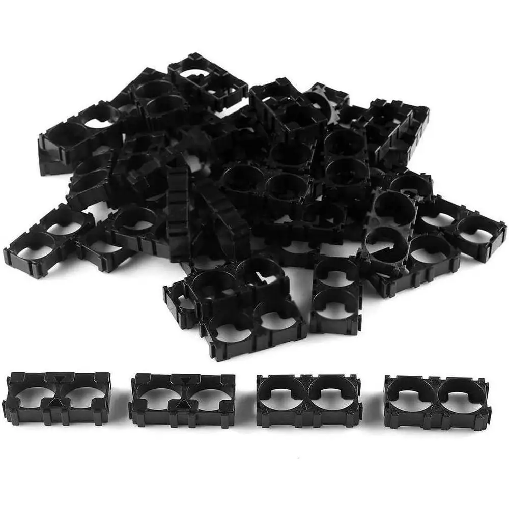 100pcs 18650 Battery Spacer Radiating Holder 22 x 22mm Bracket Battery Bracket Electric Car Bike Toy tray