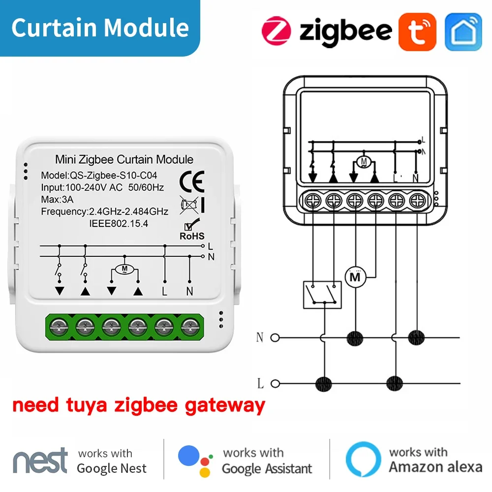 zigbee curtain