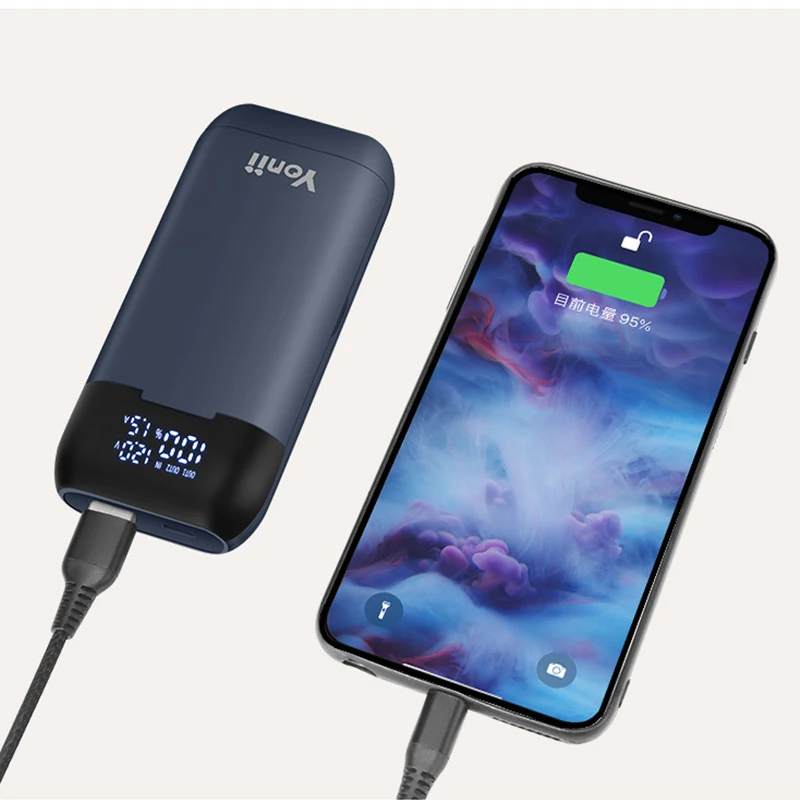 Custodia per banca di alimentazione fai-da-te 18650 scatola di immagazzinaggio per caricabatterie USB C PD 18W custodia di ricarica rapida per batterie al litio 18650 20700 21700