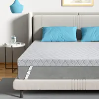 4-Inch Firm Mattress Topper King Size Firm to Extra Firm Memory Foam Bed Topper - Relieve Back Pain High Density Foam Mattress 1