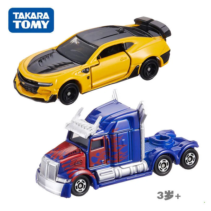 Anime Original Takara Tomy Tomica Transformers Bumblebee Optimus Prime Convoy Transformers Giocattoli Per Bambini