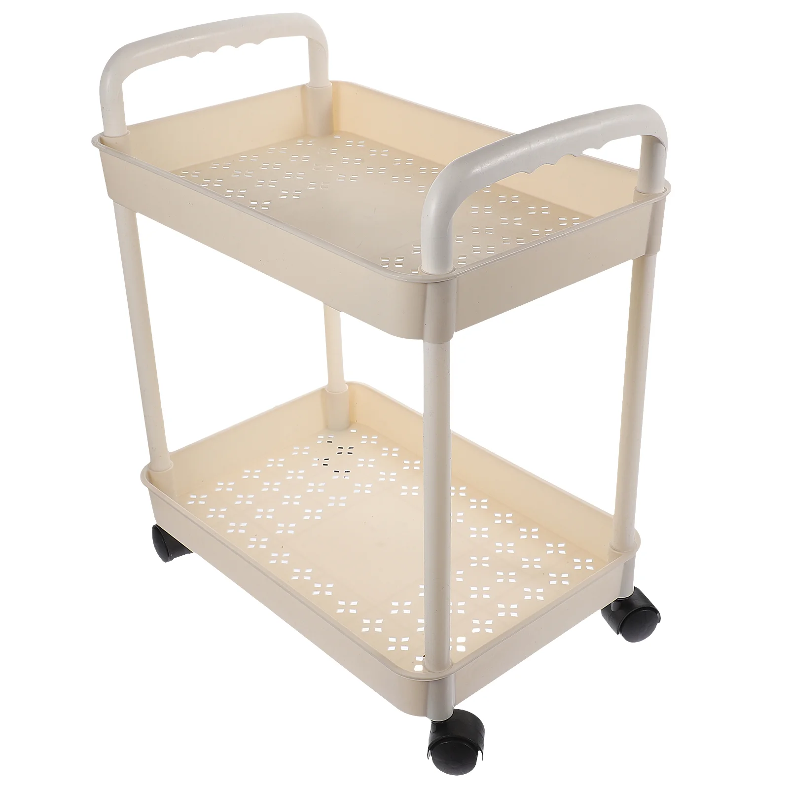 

Plastic Movable with Handle Multi-Tier Rolling Storage Shopping Carts Trolley Rolling Storage Shopping Carts For Nursery