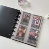 Sharkbang 3 Inch Mushroom Hole Photo Album 20 Sheets PP Bags Ringnote Postcards Collect Book Removable Sleeves School Stationery 4