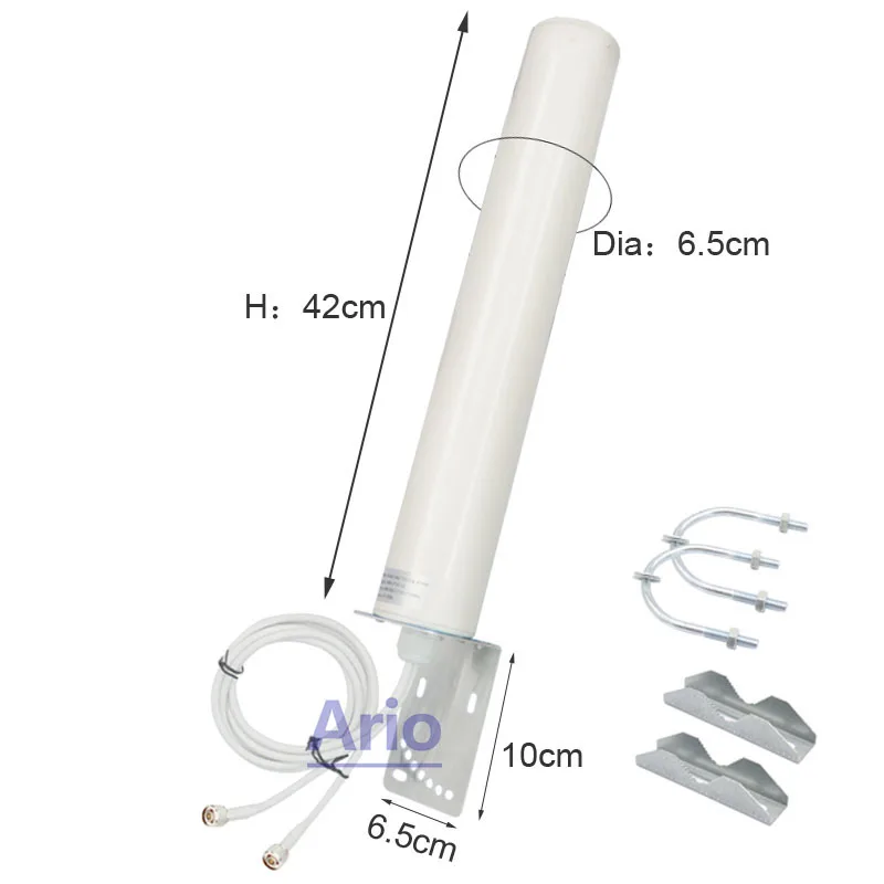 IP67 Waterproof 5G 4G LTE 3G Omni External WiFi Aerial High Gain 18dbi MiMo Router Antenna For Wireless Network and TS9 SMA Male wifi antenna lte antenna 4g antenna radio antenna