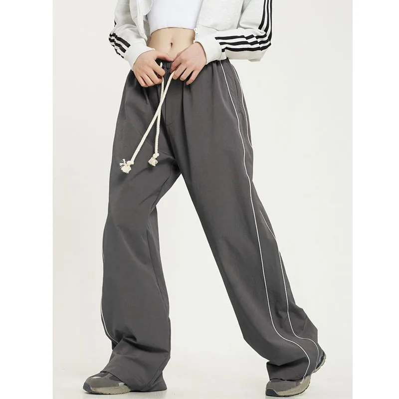 

HOUZHOU Harajuku Baggy Cargo Pants Women Oversize Hippie Jogger Vintage High Waist Trousers Y2k Streetwear Korean Sweatpants