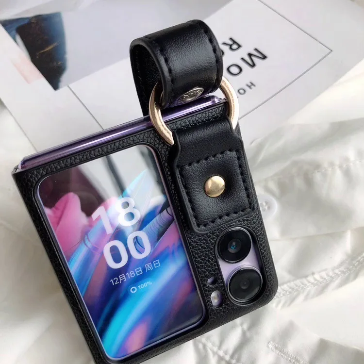 

With Bracket Ring Case for OPPO Find N2 Flip Cas