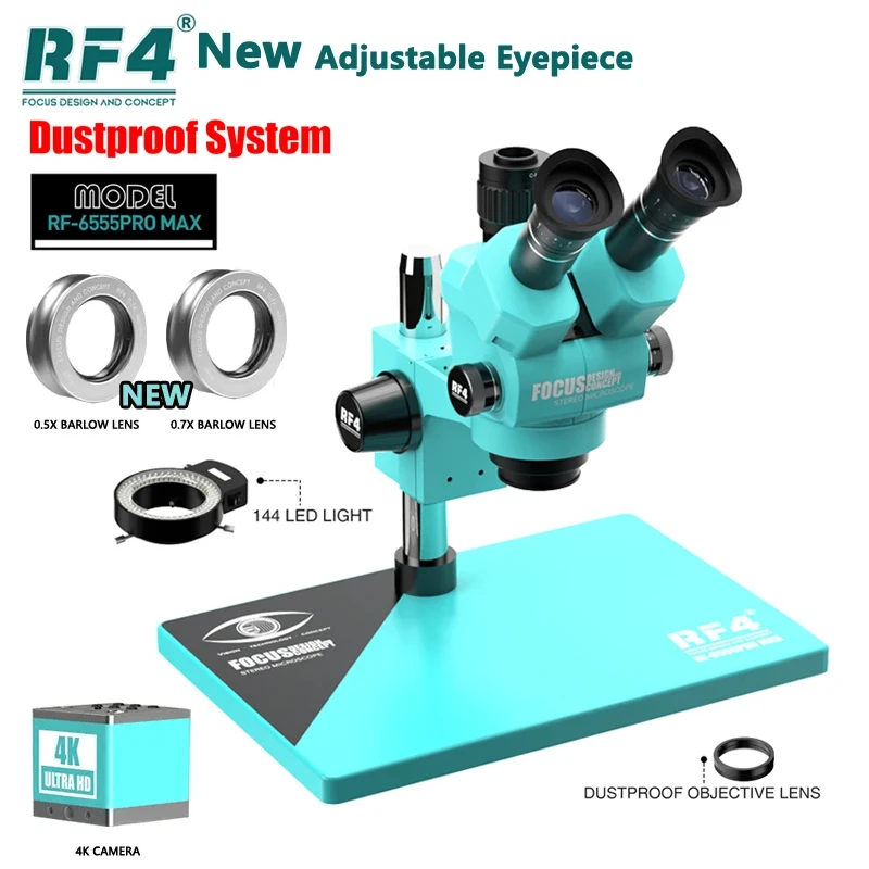RF46555PROMAXTrinocularStereoMicroscopeContinuousZoom
