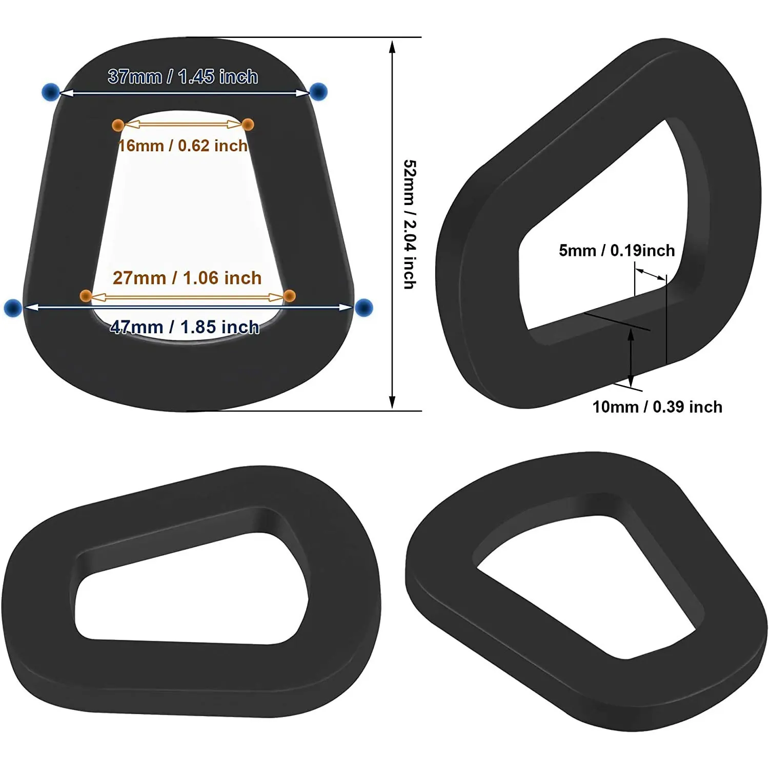 Fuel Can Rubber Seal 8PCS Fuel Gas Can Jerry Can Spout Gasket Seals Replacement Rubber Gaskets Fuel Washer Seal For 20L Jerry Spout Car Fuel Accessories