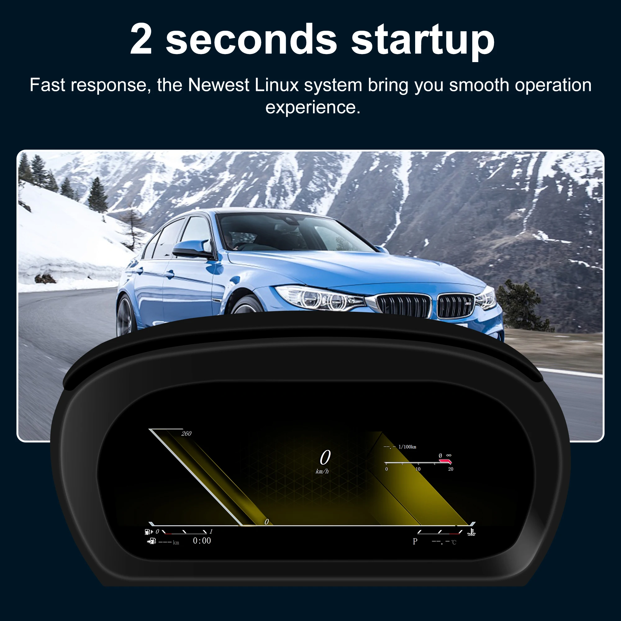 디지털 계기판 BMW 3 시리즈 E90 E91 E92 E93 2005-2012/Z4 E89 2009-2015 속도계, 대시보드, 게이지, 10인치 HD 화면