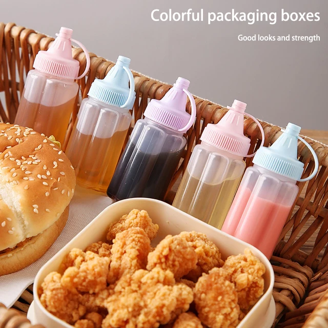 Mini Sauce Squeeze Plastic Seasoning Box Cat Claw Condiment Dressing Salad Dressing Containers For Outdoor Barbecue Camping 3