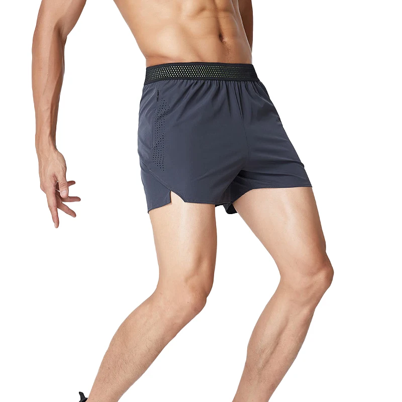 Men New Marathon Running Shorts Gym Sport Fitness Quick Dry with Breathable Mesh Short Pants Training Jogging Short Sweatpants