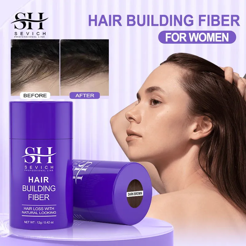 

Sevich 3 Colors Thickening Hair Fiber Powder Hair Fibers Building Extensions Powder Refill Bags Hair Scalp Treatments 12g