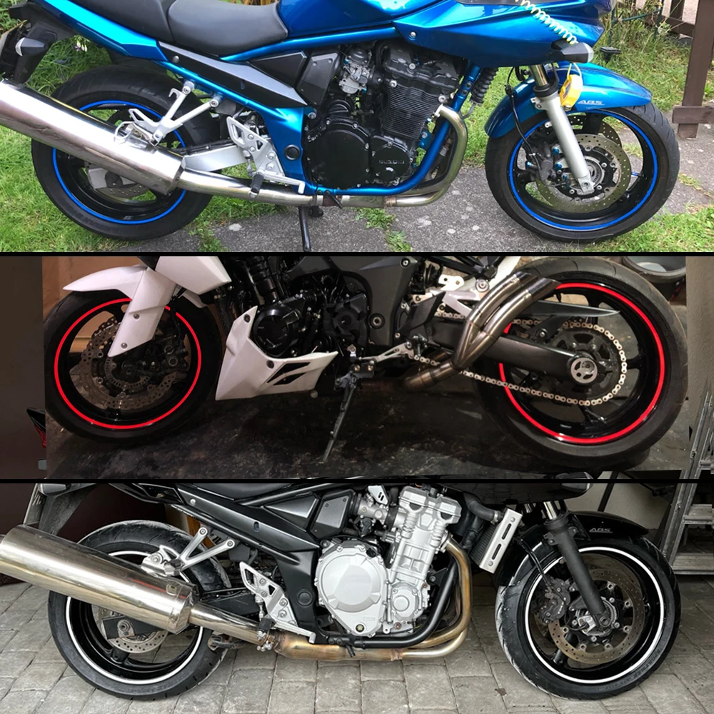 Wheel Sticker Reflective Rim Stripe Tape Bike Motorcycle For Honda For Kawasaki Z750 Z800 YAMAHA MT07 MT09 MT10 R1