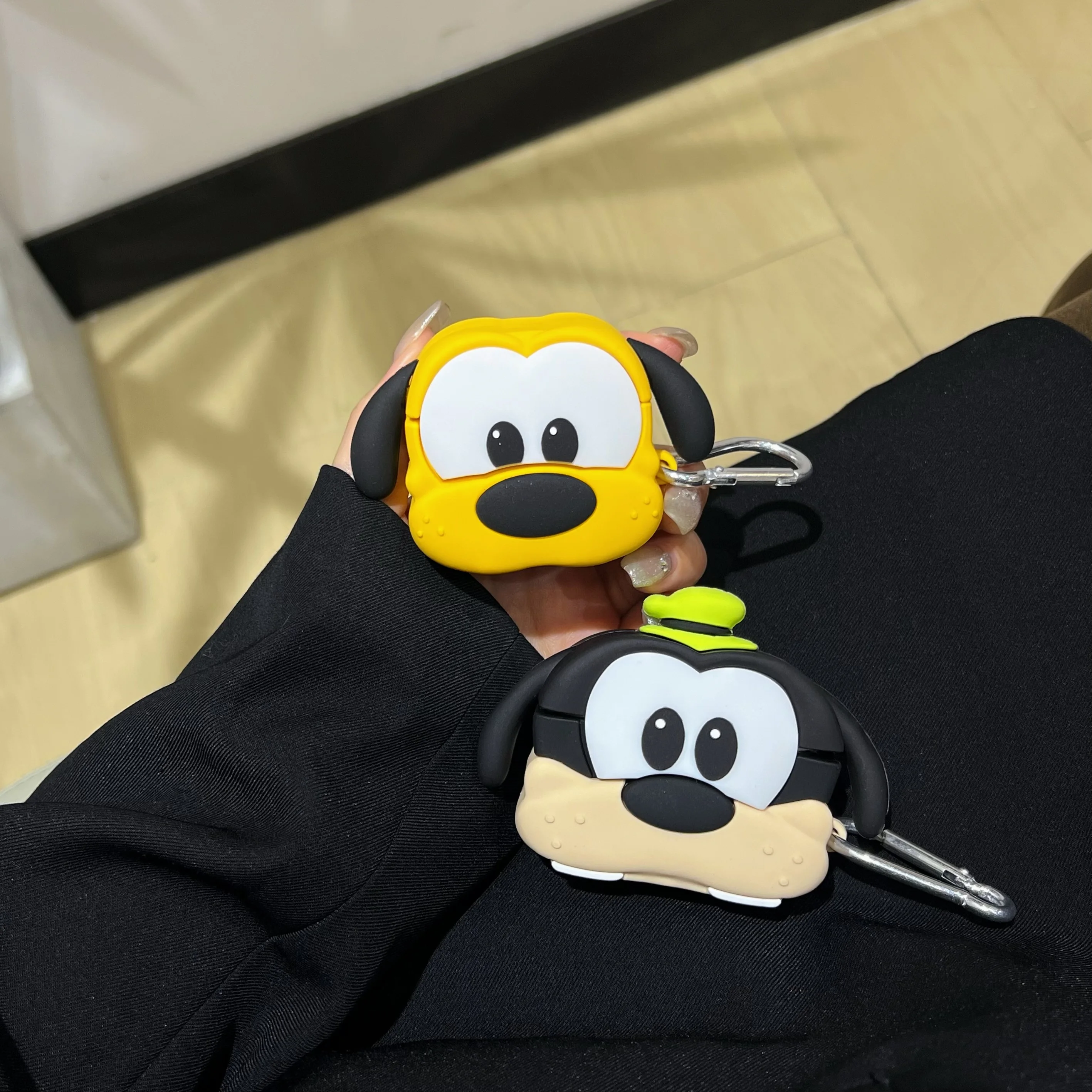 Coque AirPods 2/1 JLSDBMZ - Protection 3D Baleine Cartoon Bleue, Avec Porte-clés, TPU Souple