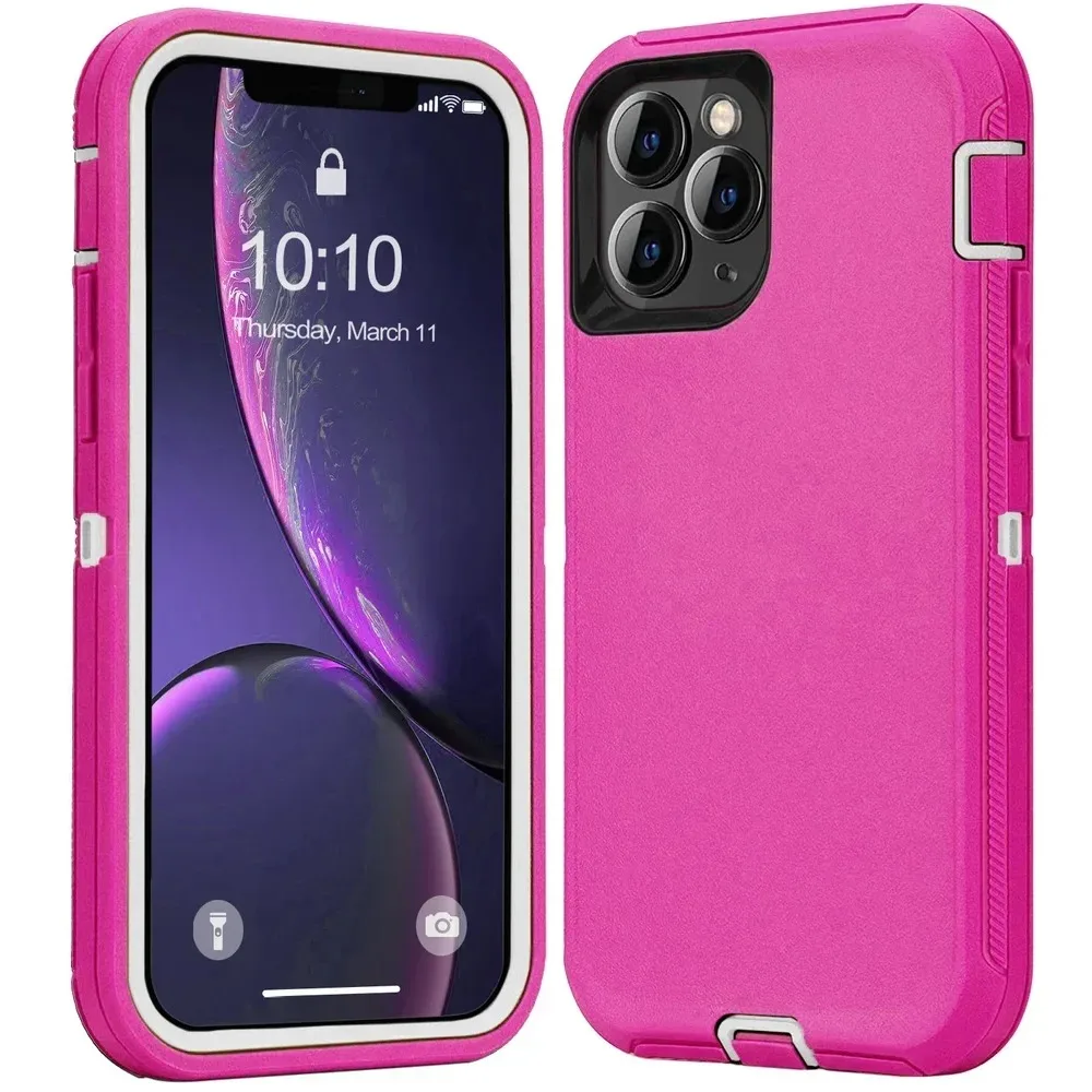 Rugged Armor Heavy Duty Impact Resistant Phone Case - Full Protection Cover