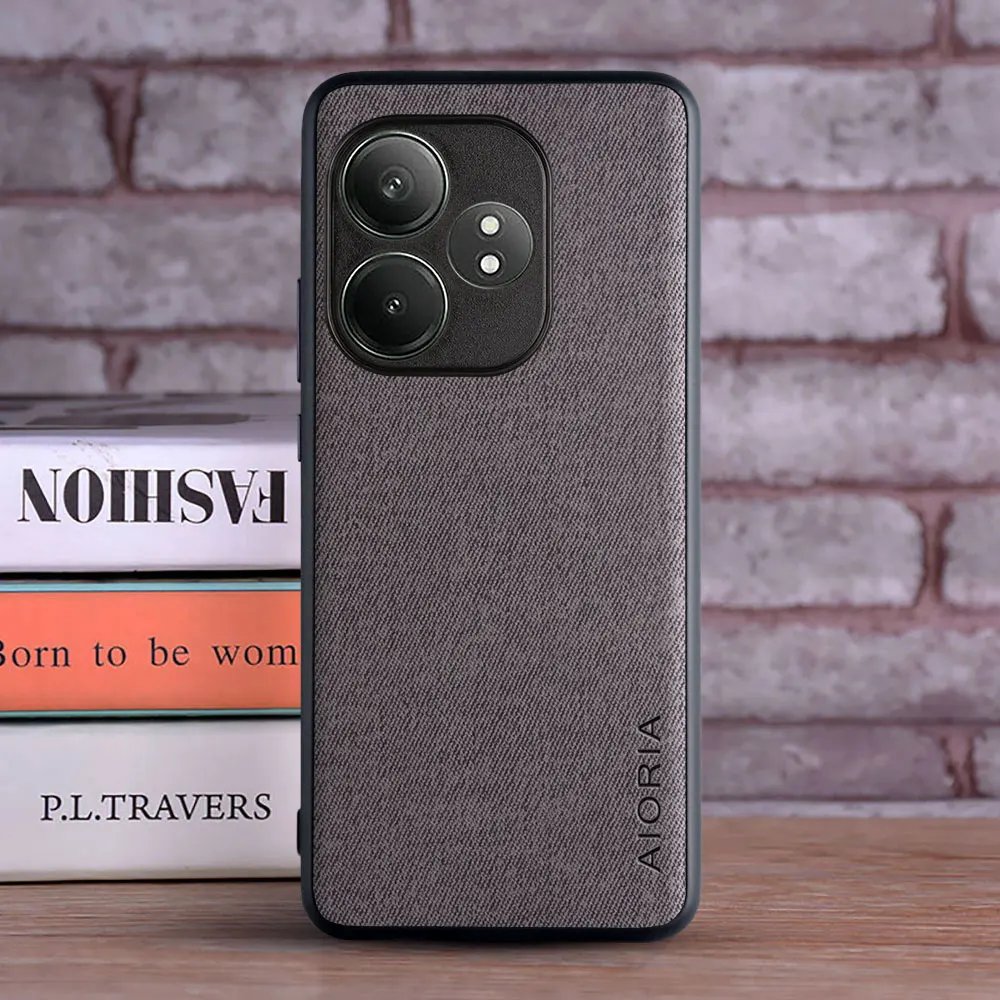 Luxurious Leather Textile Phone Case - Soft, Stylish Protective Cover