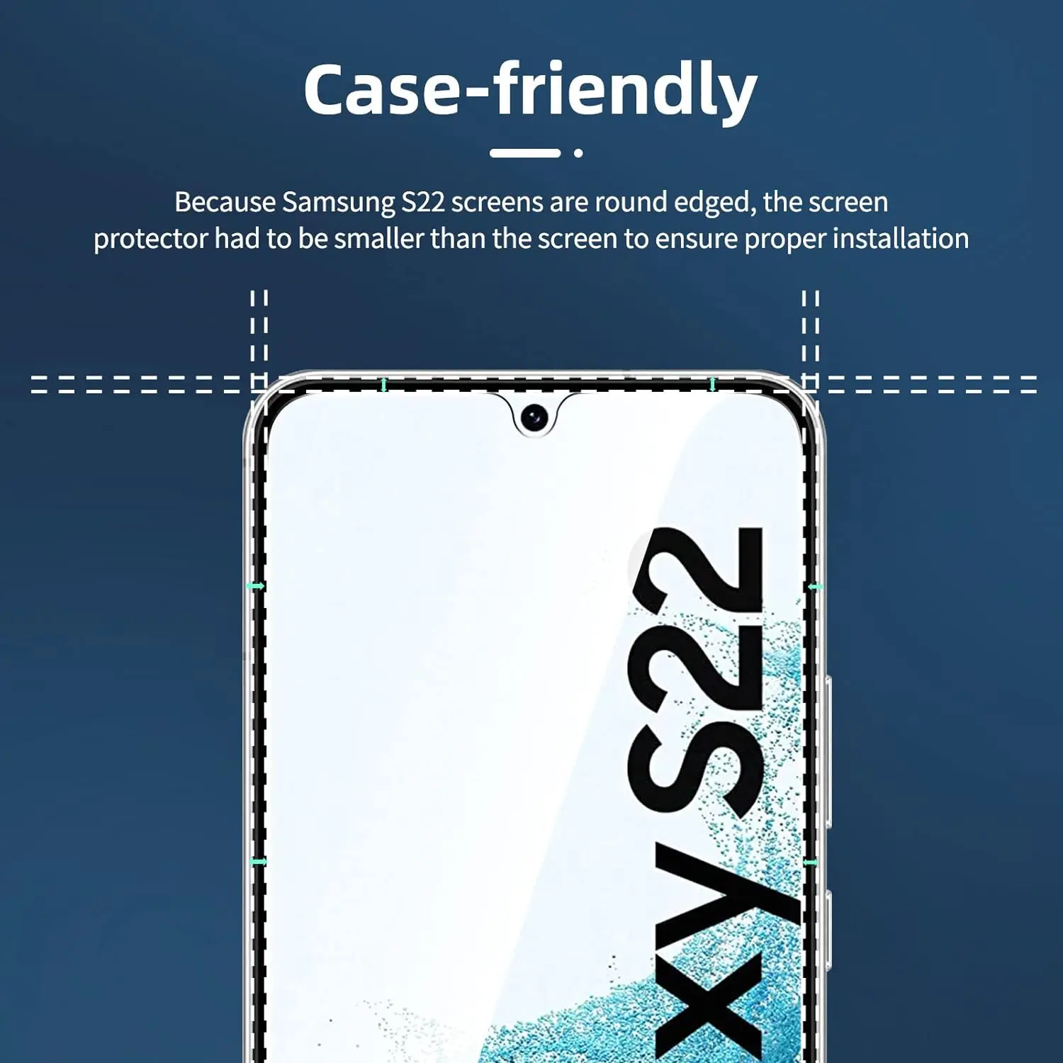 Premium Tempered Glass Fingerprint Unlock Screen Protector Film - 1/4 Pack