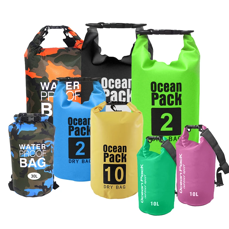 Waterproof Storage Dry Sack Bag Pouch Boating Kayaking Canoeing Floating 2/5L  ! 