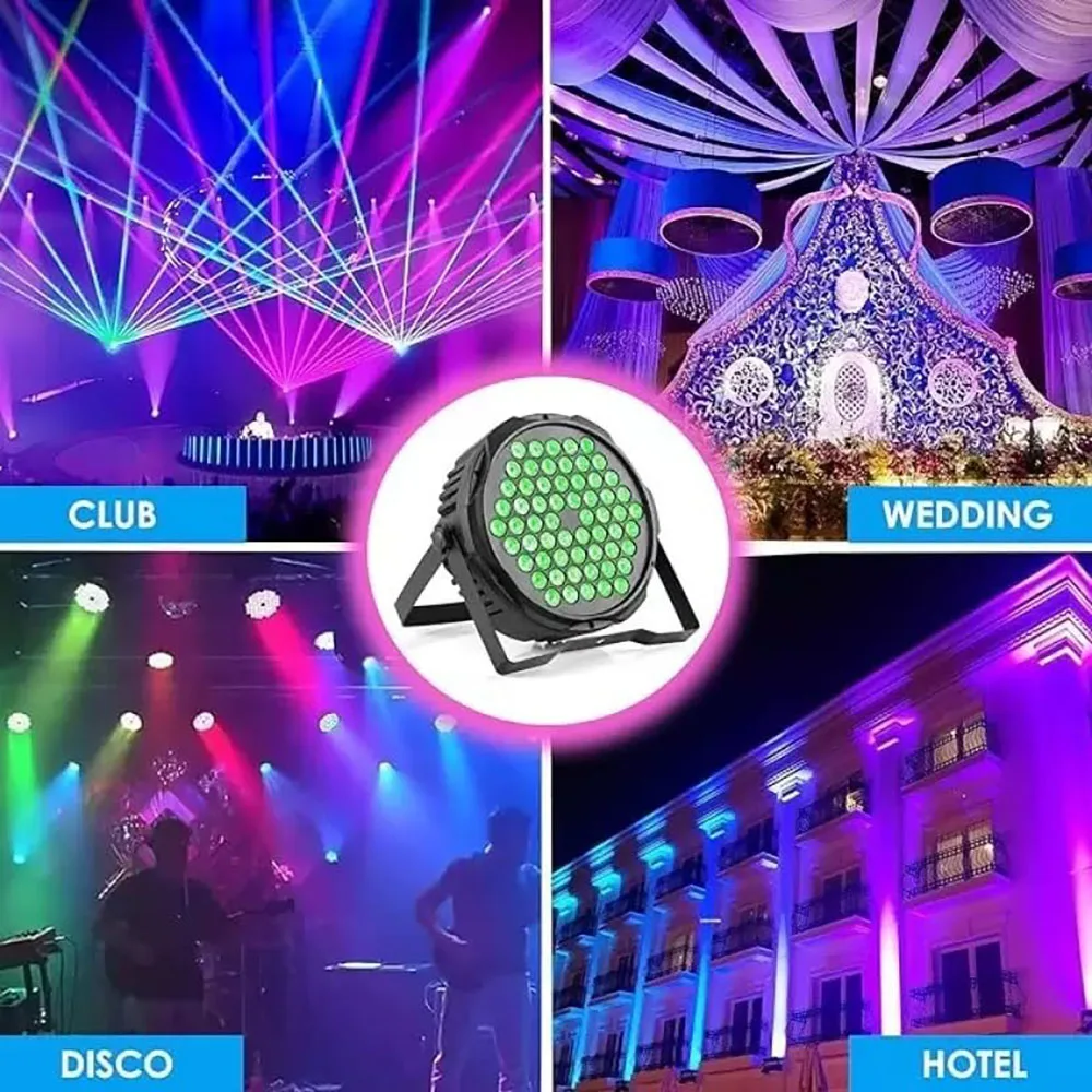 dmx 512 sound control dj party lights wedding disco lights ballroom club stage lamp 3W*60 RGB Stage Light 3 in 1 par light