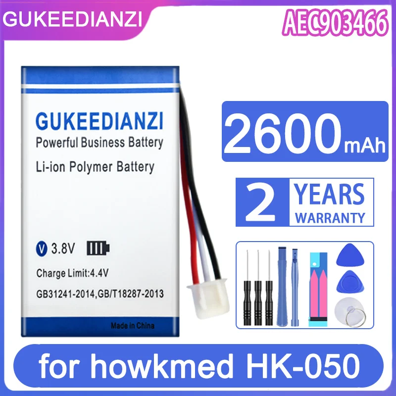 

Запасная батарея GUKEEDIANZI AEC903466 2600mAh для howkmed HK-050