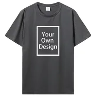 Personnalisez votre propre conception T-shirt hommes personnalisez votre impression Photo Logo T-shirt bricolage graphique T-shirt femmes t-shirts hauts vêtements en coton 5