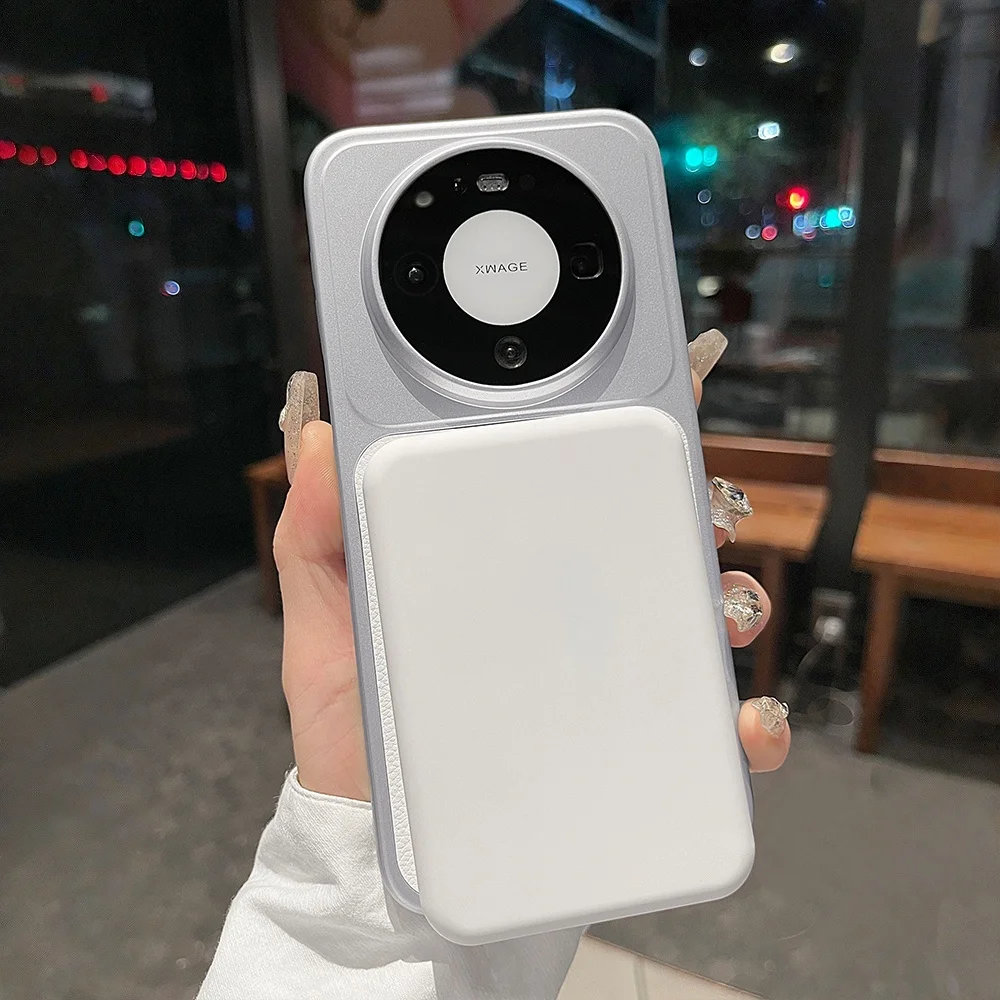 Leather Texture Magnetic Smartphone Case - Universal Fit Cover