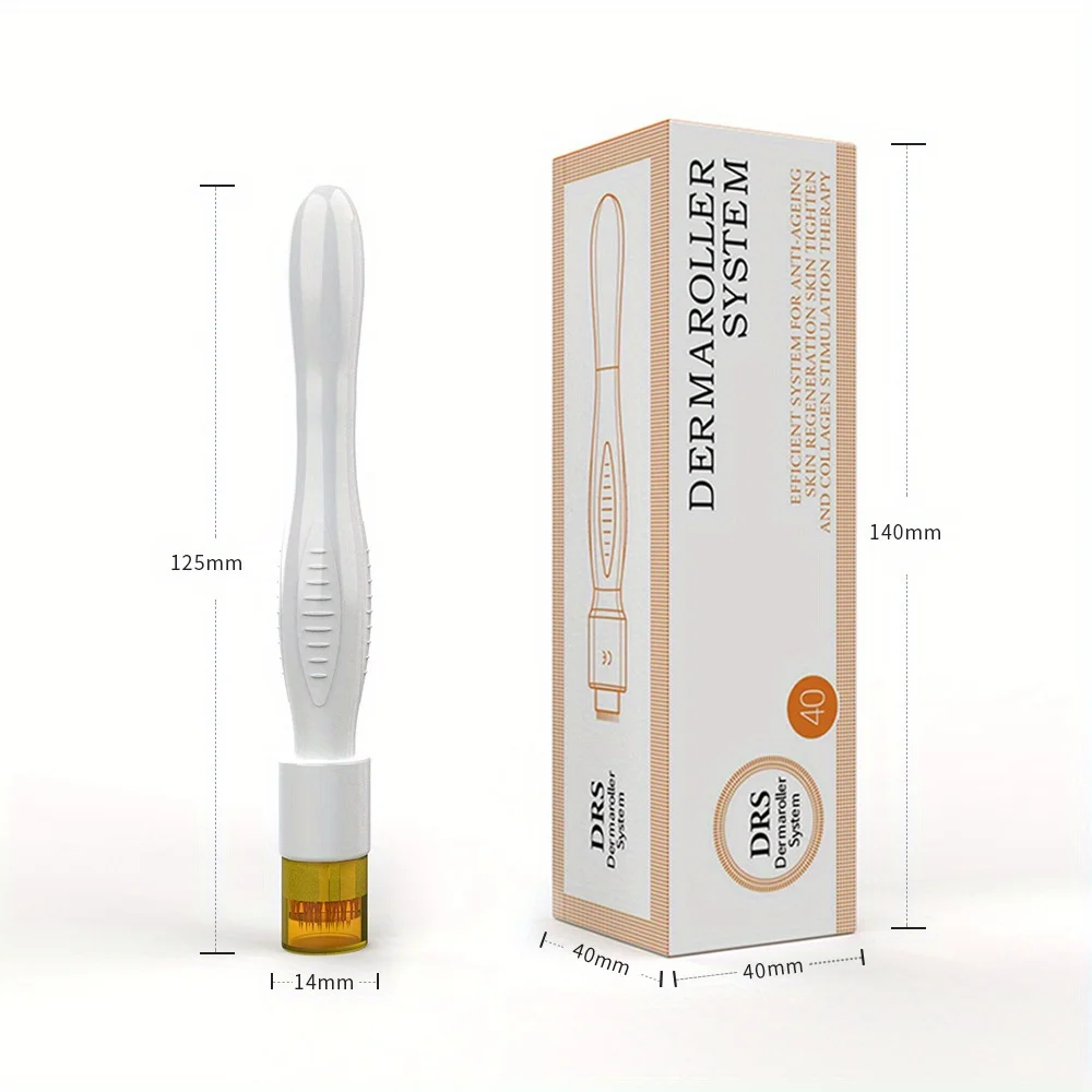 40 Needle Titanium Derma Stamp Micro Needling Therapy System Seal Needle Beauty Equipment 0.25mm