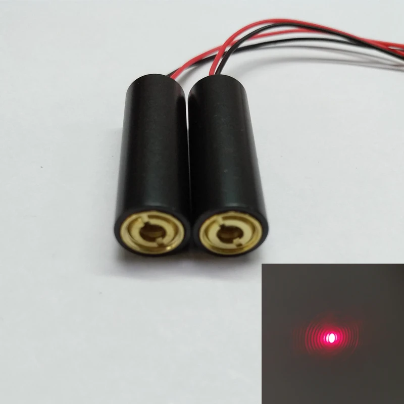 

635nm 100mW Red Single Point Laser Module Lawn Lights Stage Lights Laser Installation Accessories Dot Laser Light DC3-5V