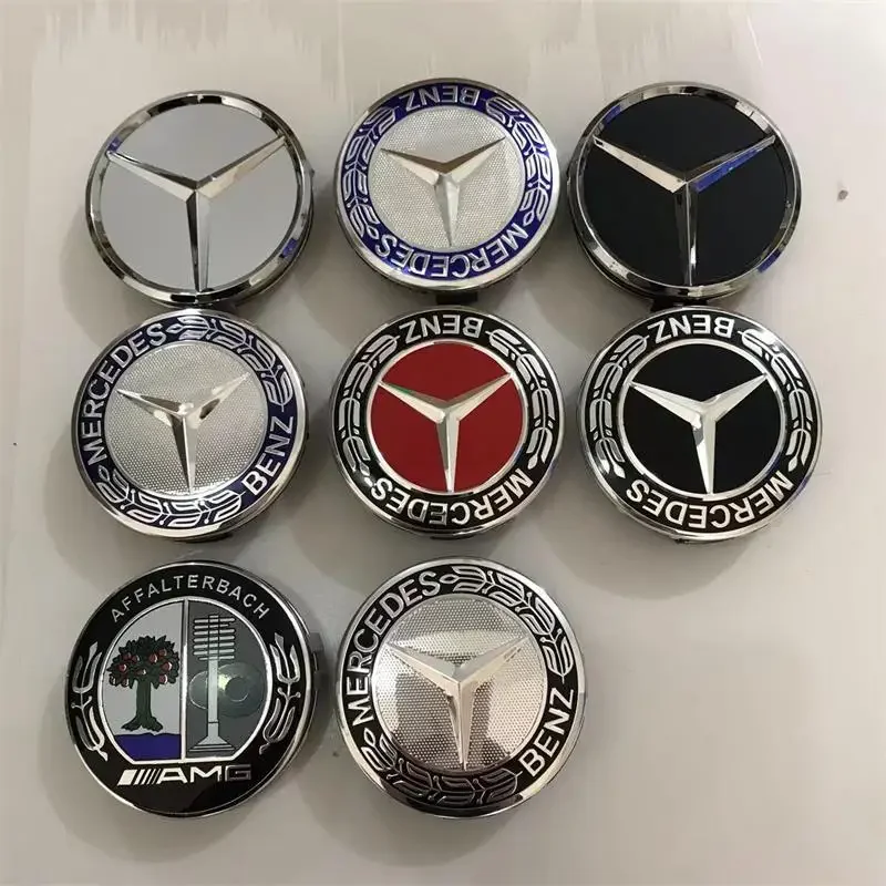 Wheel Hub Cover 4PCS/Set for Mercedes Benz
