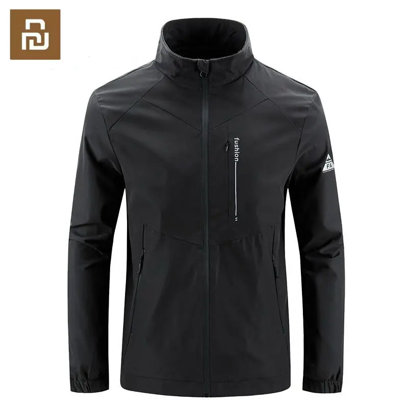 

Мужская ветровка Youpin, военные полевые куртки, верхняя одежда, спортивная мужская водонепроницаемая летная куртка-пилот, толстовка, Мужская искусственная одежда, новинка