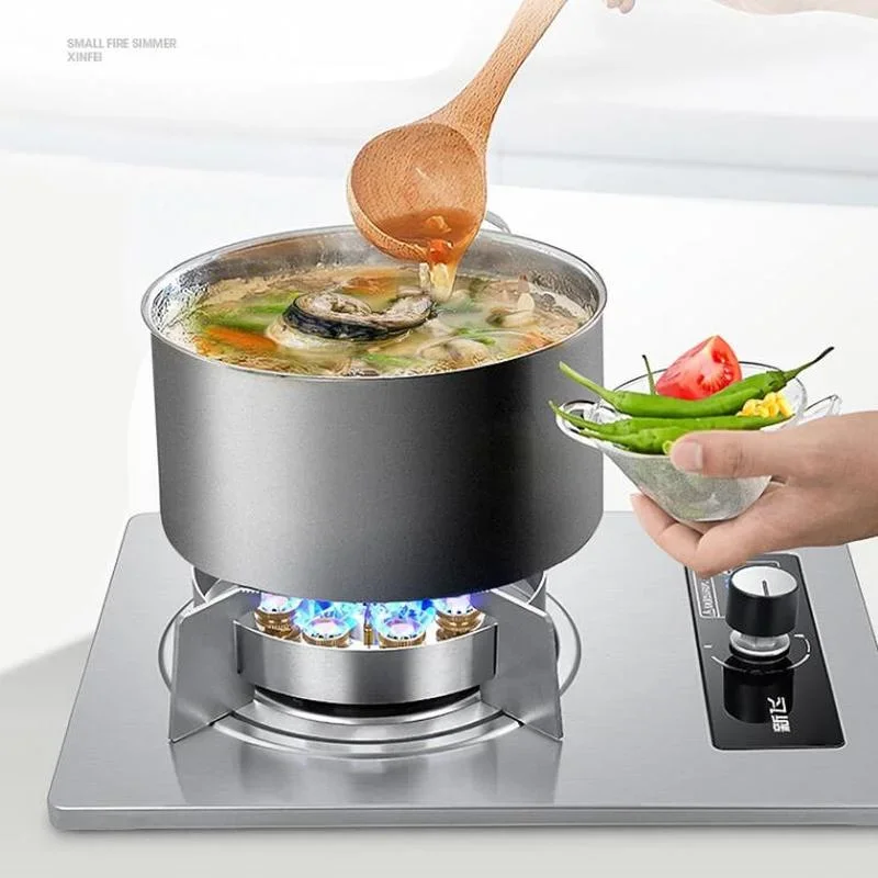 7.0kw  Single Stove Liquefied Gas Embedded Natural Gas Desktop Single Eye Stainless Steel Energy-saving Fierce Fire Gas Cooktop 2