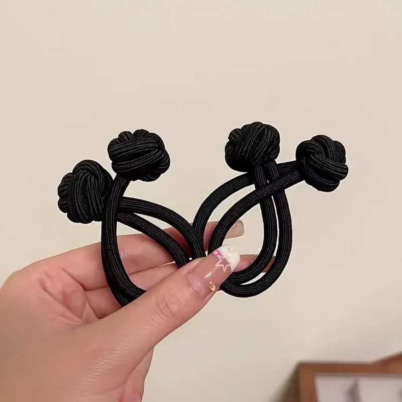 Women's Stretchy Hair Ties Set - Fashionable Elastic Ponytail Holders