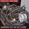Space-Saving Stainless Steel Pots and Pans, 10-Piece Cookware Set 6