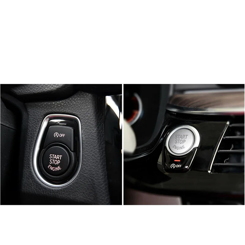 

For BMW G F Chassis F20 F21 F52 F22 F46 F34 F30 F32 F10 F12 F02 With "OFF" Function Car Engine Stop Start Button Switch Cover