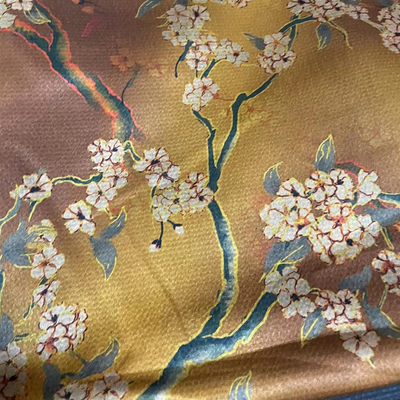 

Shunde Xiangyun Yarn Mulberry Silk High-Grade Antique Silk Silk Buttercup Silk Fabric