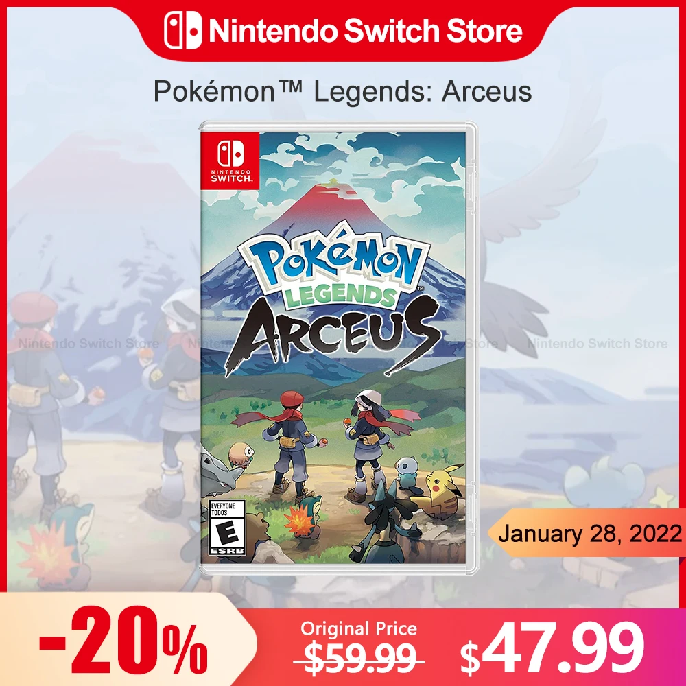 Pokemon Legends Arceus Nintendo Switch Offerte Di Gioco 100% Ufficiale Originale Gioco Fisico Card Action Genere Per Switch Oled Lite