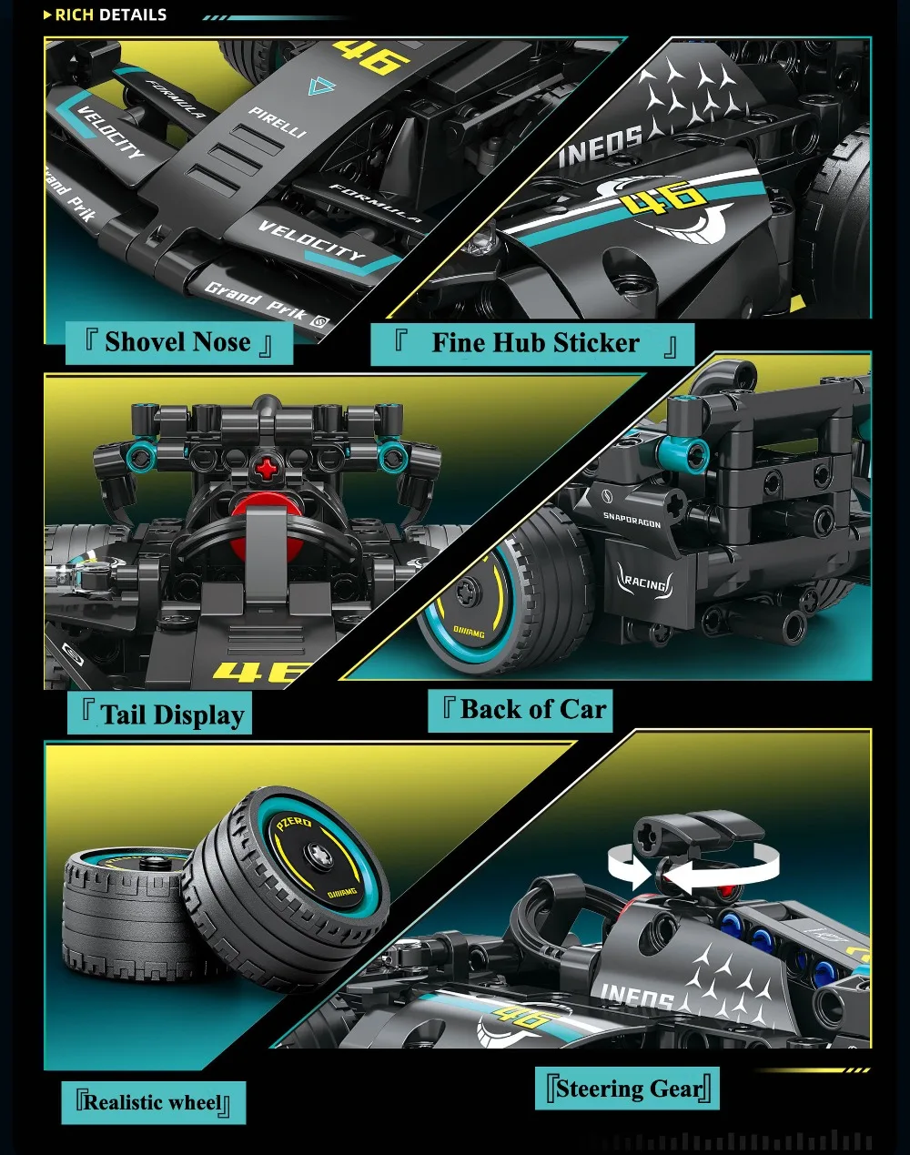 Technical Remote Control F1 Sport Car Building Blocks Supercar Bricks Toy For Adult Kids 18 Technical Remote Control F1 Sport Car Building Blocks Supercar Bricks Toy For Adult Kids