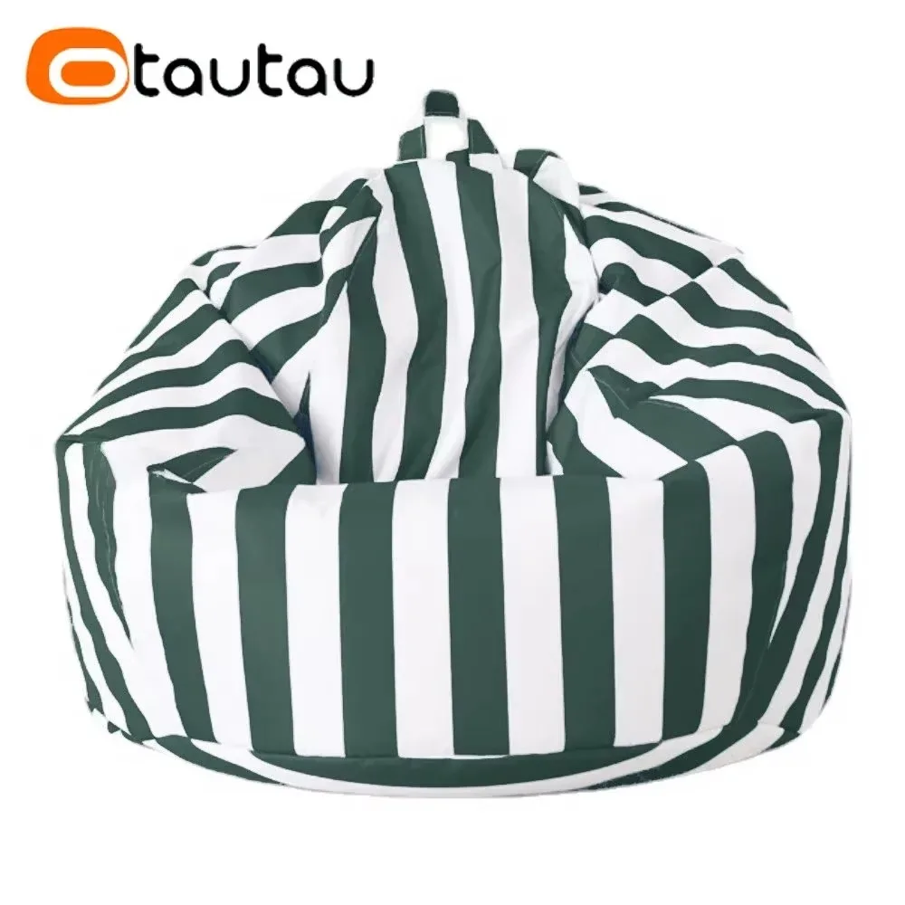 OTAUTAU Filled Outdoor Bean Bag Pouf With Filler Waterproof Puff Salon Beach Garden Beanbag Chair Corner Seat Puf Sac DD046 bean bag chair