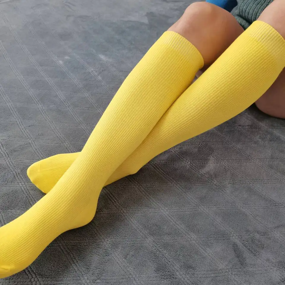3 Paia Di Calzini Sopra Il Ginocchio Donna – Con Fili Scintillanti Oro E Argento, Morbidi E Termici